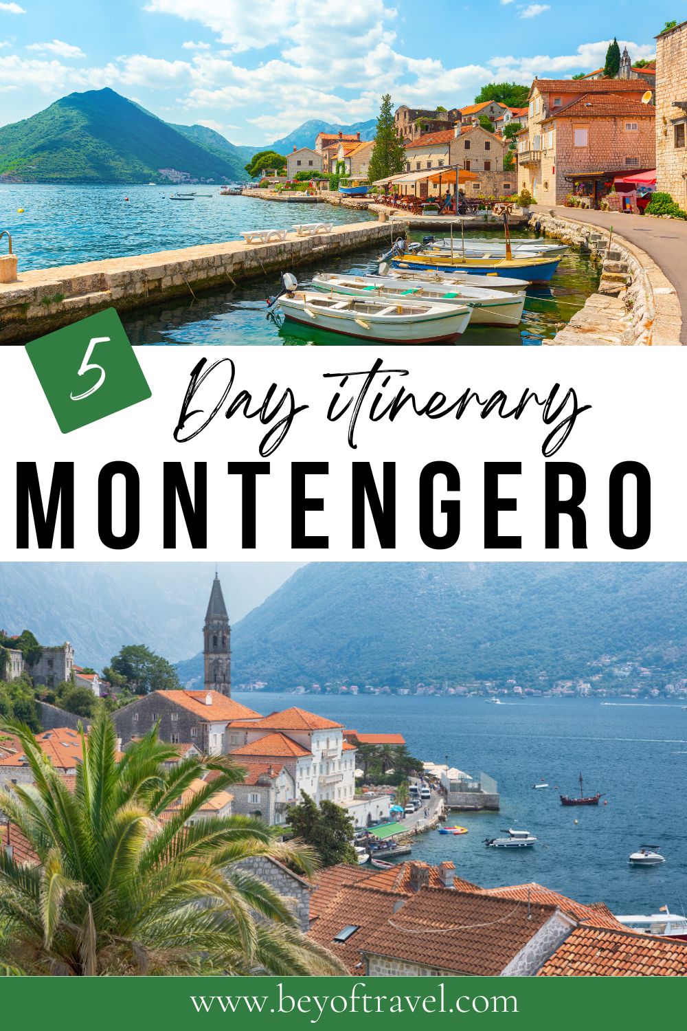 5 days in Montenegro itinerary